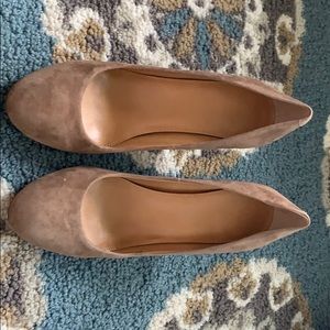 J Crew Factory suede pumps
